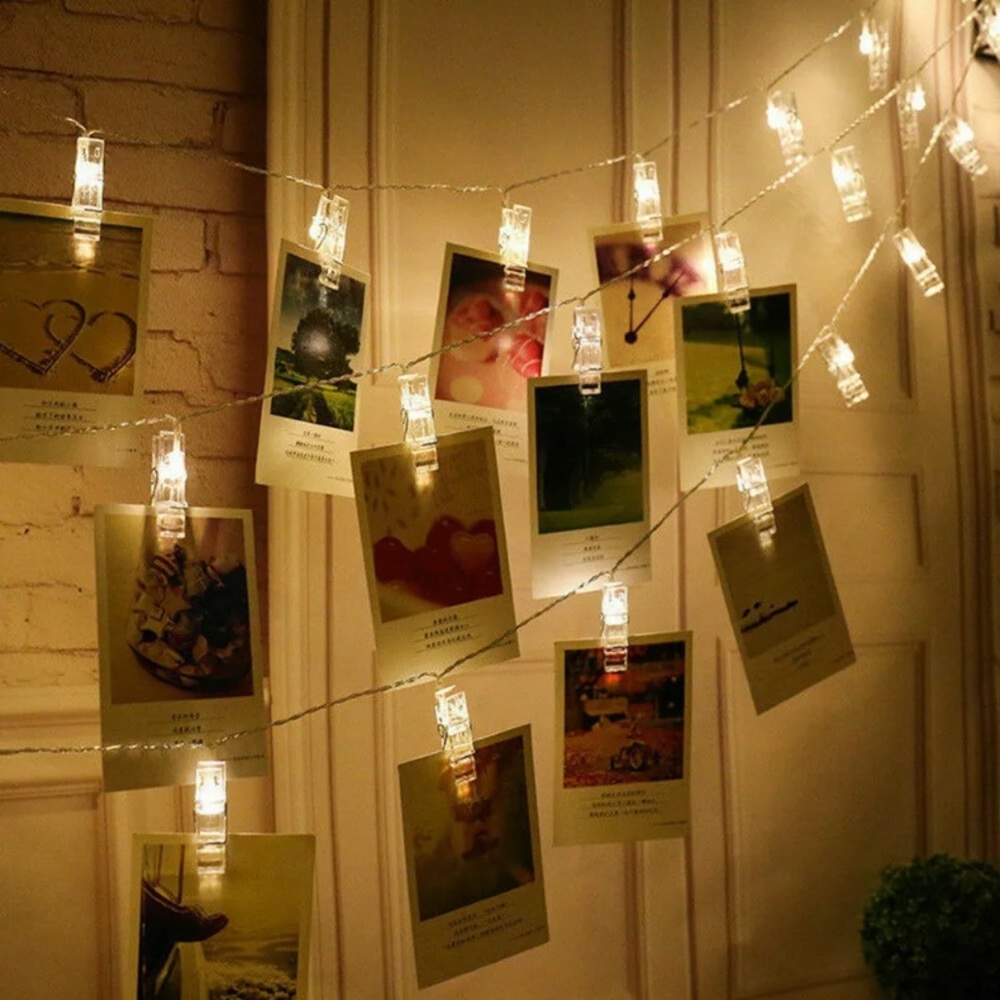 NEW! AESTHETIC CLOTHING PIN SET FAIRY LIGHTS - Picture 3 of 8